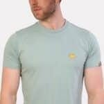 Lion With Sword Print Tee Light Green