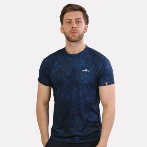 Arrow Print Tee Dark Blue