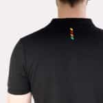 Lion Head Embroidered Polo – Black