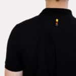 Lion With Sword Print Polo Black