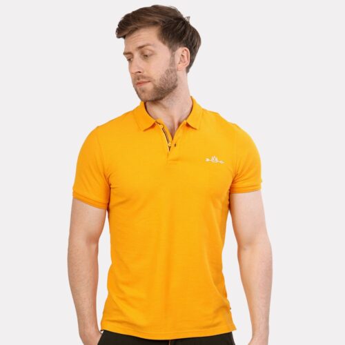 Arrow Print Polo Yellow