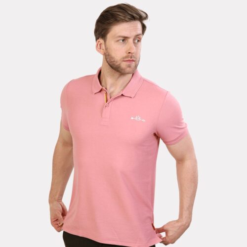 Arrow Print Polo - Pink