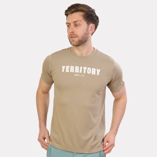 Territory Applique Tee - Beige