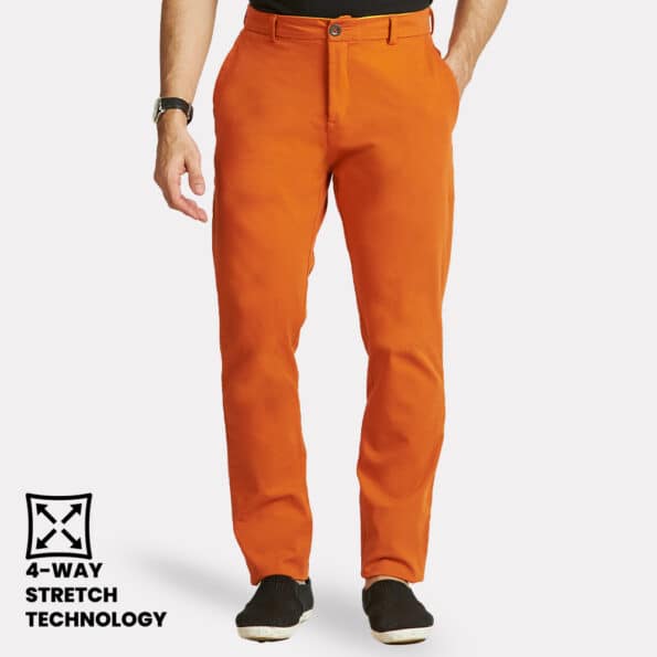 Yoga Chinos - Rust