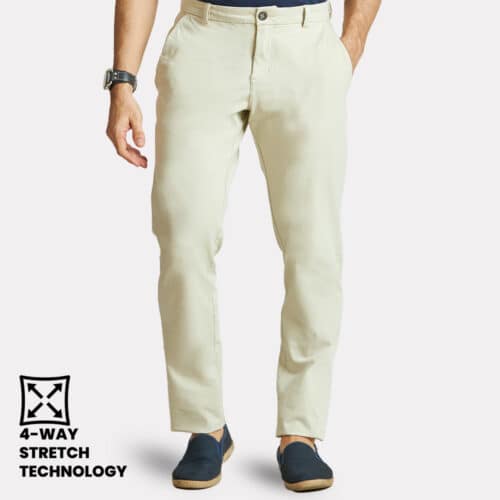 Yoga Chinos - Pelican Color