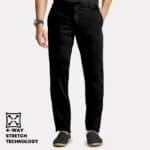 Yoga Chinos – Jet Black