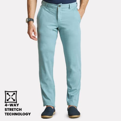 Yoga Chinos - Smoke Blue