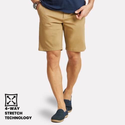 Yoga Chinos Shorts - Dessert Sand